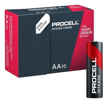 10 x bateria alkaliczna Duracell Procell INTENSE LR6 / AA