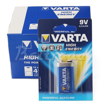 10 x bateria alkaliczna Varta High Energy 6LR61