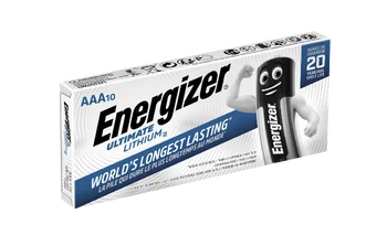 bateria foto litowa Energizer L92 Ultimate Lithium R03 AAA - 10 sztuk