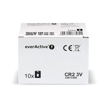 10 x bateria foto litowa everActive CR2