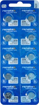 10 x bateria srebrowa mini Renata 370 / SR920W / SR69