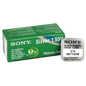 10 x bateria srebrowa mini Sony 315 / 314 / SR 716 SW