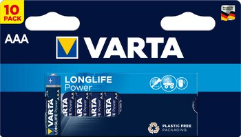10 x Varta Longlife Power LR03/AAA 4903 (High Energy)