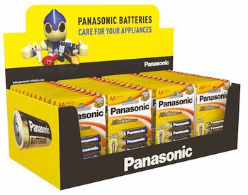 104x LR6/AA +104x LR03/AAA Panasonic Alkaline Power
