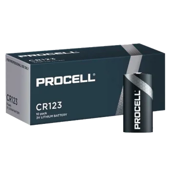 10x bateria litowa Duracell Procell CR123
