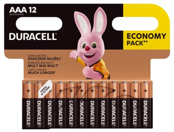 12 x bateria alkaliczna Duracell Basic LR03 AAA (blister)