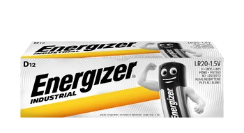 Bateria alkaliczna Energizer Industrial LR20 D - 12 sztuk