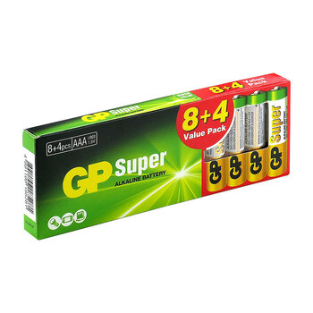 12 x bateria alkaliczna GP Super Alkaline LR03 / AAA