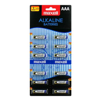 12 x bateria alkaliczna Maxell Alkaline LR03 / AAA