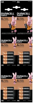 Baterie AA LR6 alkaliczne pakowane z blister 16 sztuk. Duracell.