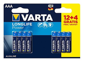 16 x Varta Longlife Power LR03/AAA 4903 (High Energy)