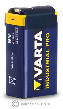 1x bateria alkaliczna Varta Industrial PRO 6LR61/9V 4022 (folia OEM)