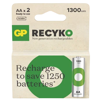 2 x akumulatorki AA / R6 Ni-MH GP ReCyko 1300 mAh