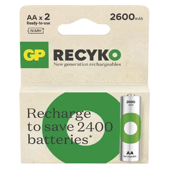 2 x akumulatorki AA / R6 Ni-MH GP ReCyko 2600mAh