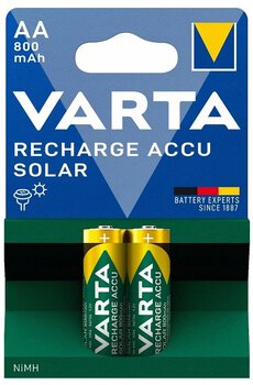 2 x akumulatorki AA / R6 Varta SOLAR Ni-MH 800 mAh