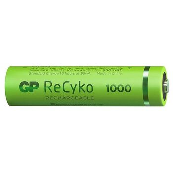 4 x akumulatorki AAA / R03 GP ReCyko 1000 Series Ni-MH 950mAh