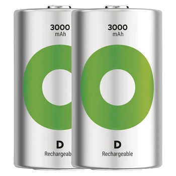 2 x akumulatorki D / R20 Ni-MH GP ReCyko 3000mAh