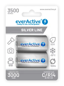 2 x akumulatorki everActive R14/C Ni-MH 3500 mAh ready to use