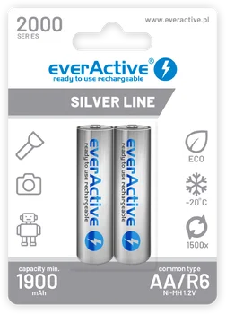 2 x akumulatorki everActive R6/AA Ni-MH 2000 mAh ready to use