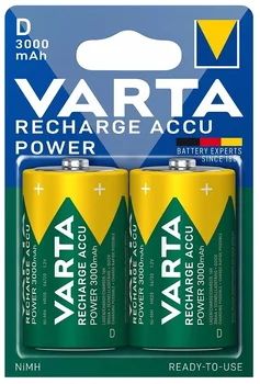 Akumulatorki Varta R20 D R2U Ni-MH 3000 mAh - 2 sztuki