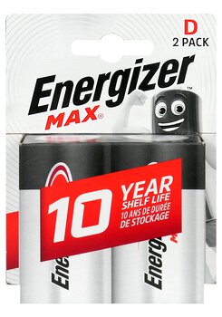 2 x bateria alkaliczna Energizer Max LR20/D (blister)