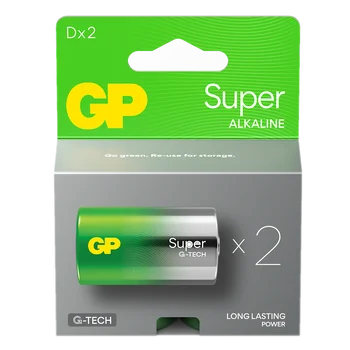2 x bateria alkaliczna GP Super Alkaline G-TECH LR20 / D