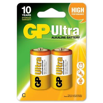 2 x bateria alkaliczna GP Ultra Alkaline LR14 / C