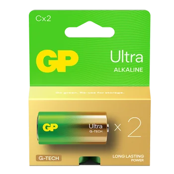 2 x bateria alkaliczna GP Ultra Alkaline G-TECH LR14 / C