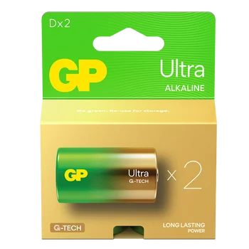 2 x bateria alkaliczna GP Ultra Alkaline G-TECH LR20 / D