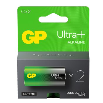 2 x bateria alkaliczna GP Ultra Plus Alkaline G-TECH LR14 / C