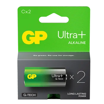 2 x bateria alkaliczna GP Ultra Plus Alkaline G-TECH LR14 / C