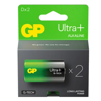 2 x bateria alkaliczna GP Ultra Plus Alkaline G-TECH LR20 / D