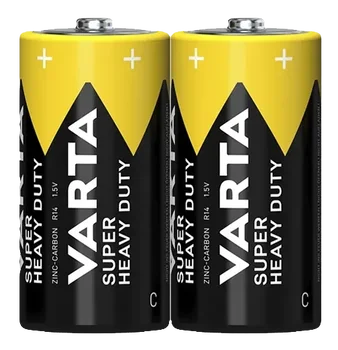 2 x bateria cynkowo-węglowa R14/C Varta Superlife / Super Heavy Duty (taca)