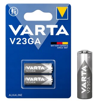 2 x bateria do pilota samochodowego VARTA 23A MN21