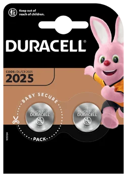 2 x bateria litowa mini Duracell CR2025 DL2025 ECR2025