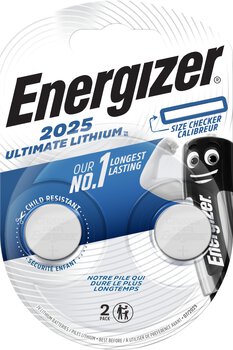 2 x bateria litowa mini Energizer Ultimate Lithium CR2025