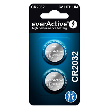 2 x bateria litowa mini everActive CR2032