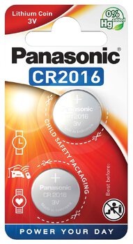 2 x bateria litowa mini Panasonic CR2016