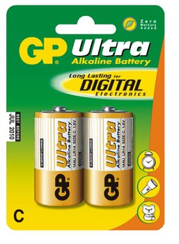 2 x GP Ultra LR14 C (blister)