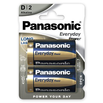 2 x LR20 2BL PANASONIC EVERYDAY POWER (blister)