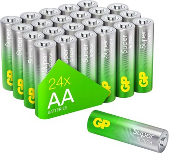 24 x bateria alkaliczna GP Super Alkaline G-TECH LR6 / AA