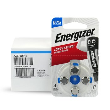 24 x baterie do aparatów słuchowych Energizer 675