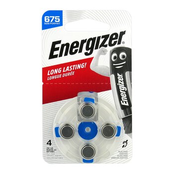 24 x baterie do aparatów słuchowych Energizer 675