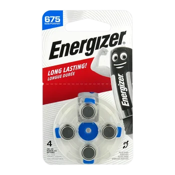 24 x baterie do aparatów słuchowych Energizer 675