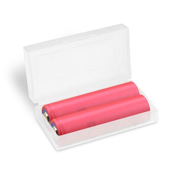 2x Akumulator 18650 Li-ion 3450 mAh Panasonic / Sanyo NCR18650GA Ogniwo litowo-jonowe - BOX / pojemnik
