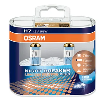 2x Osram H7 NightBreaker PLUS + 90% światła Limitowana Edycja (duo pack)