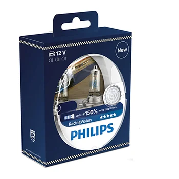 2x Philips h4 Racing Vision +150%