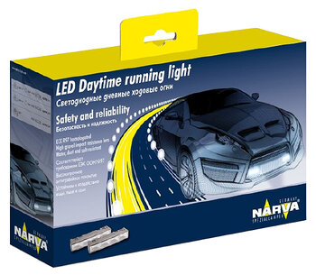 2x ŚWIATŁA DO JAZDY DZIENNEJ 4 LED NARVA
