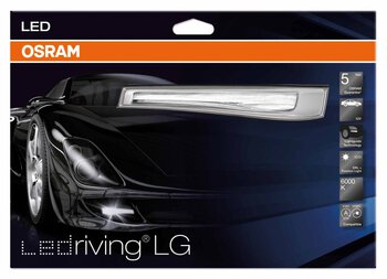 2x ŚWIATŁA DO JAZDY DZIENNEJ DRL102 OSRAM Ledriving LG