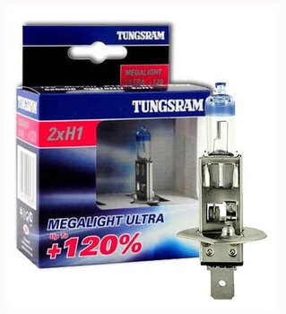 2x Tungsram H1 Megalight Ultra + 120% światła